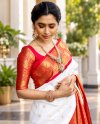 Bangoli By Aab Art Silk Jacquard Border Saree